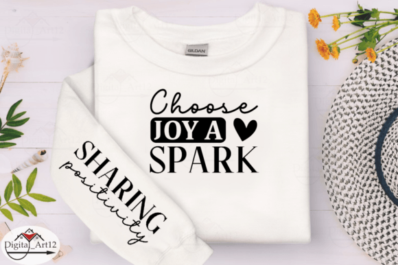 Choose Joy: A Spark Sleeve SVG for Modern Design