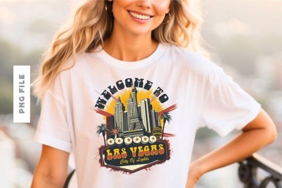 City of Lights T-Shirt Design: A Premium Visual Asset