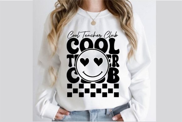 Cool Teacher Club PNG T-Shirt Design: A Versatile Asset