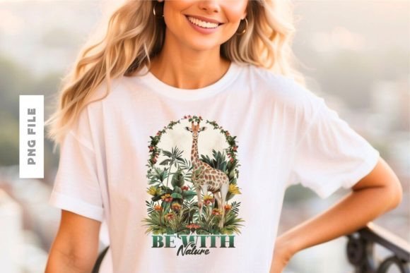 Elevate Your Brand with Be with Nature T-shirt Design