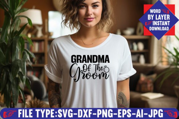 Grandma of the Groom Svg Design: A Professional Asset