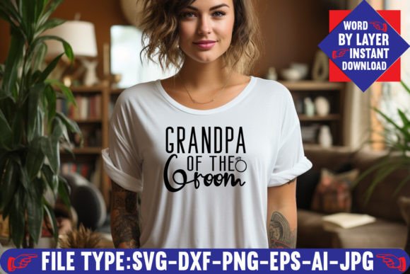 Grandpa of the Groom SVG Design: A Timeless Design Asset