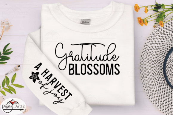 Gratitude Blossoms Sleeve SVG: Elevate Your Branding