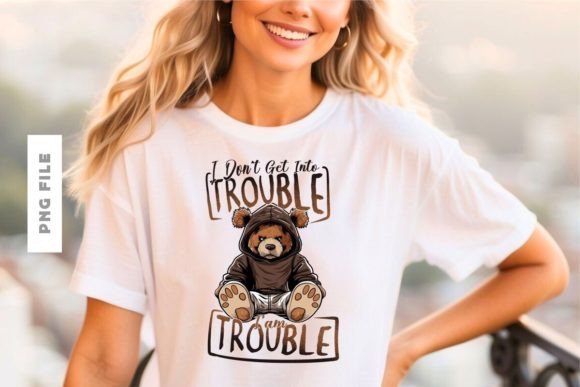 I Don't Get into Trouble: A T-Shirt Design for Modern Expression
