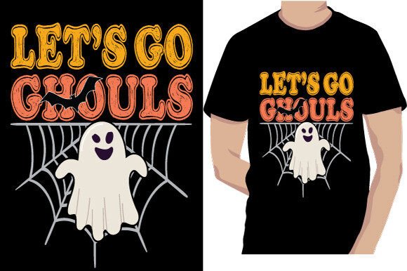Lets Go Ghouls Halloween Design: Spooky Fun for Your Projects