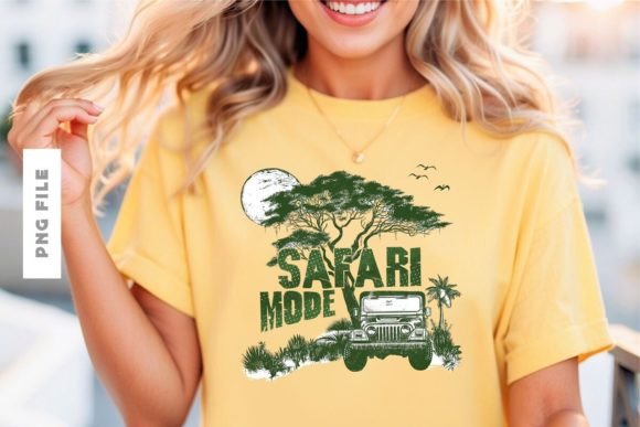 Safari Mode T-shirt Design: Elevate Your Merch with a Premium Creative Asset