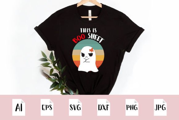 This is Boo Sheet SVG: T-Shirt Design & Creative Assets