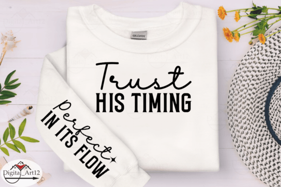 Trust His Timing: A Versatile SVG Design for Creative Projects